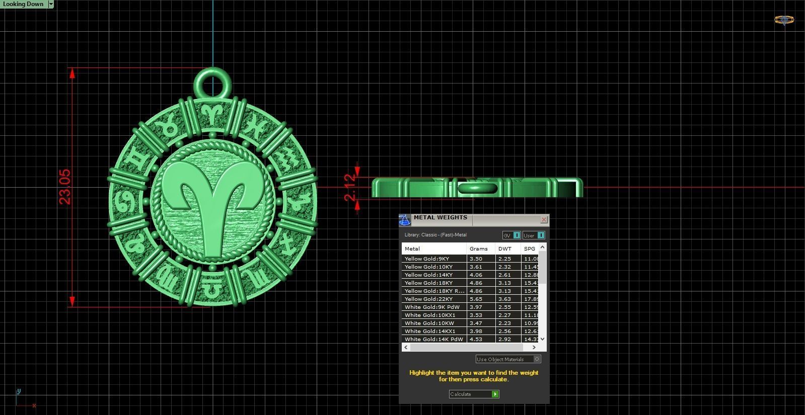 Zodiac symbol ARIES 3D print model 3D print model_3