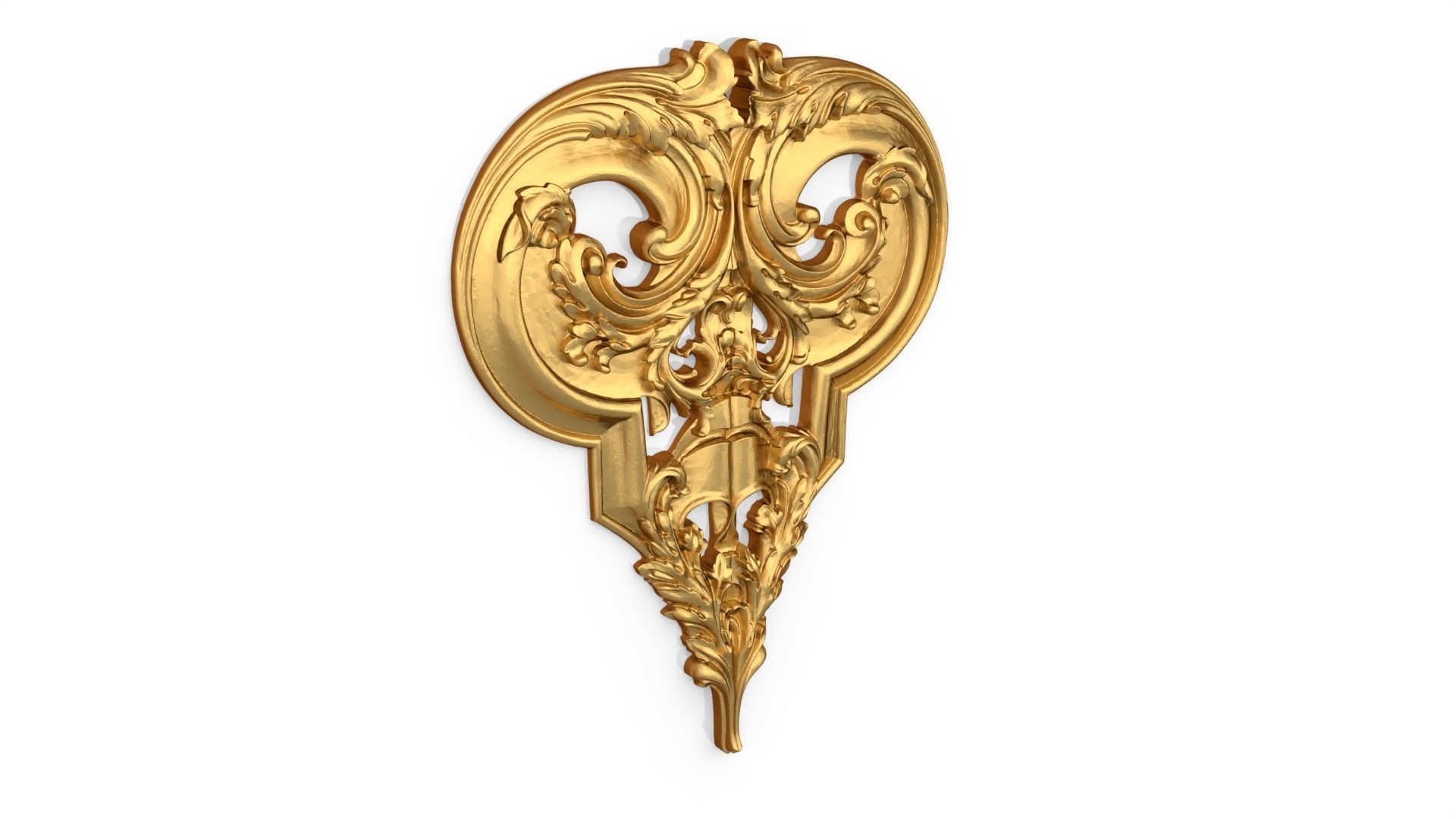 Classic decor ornament 135 3D model_2