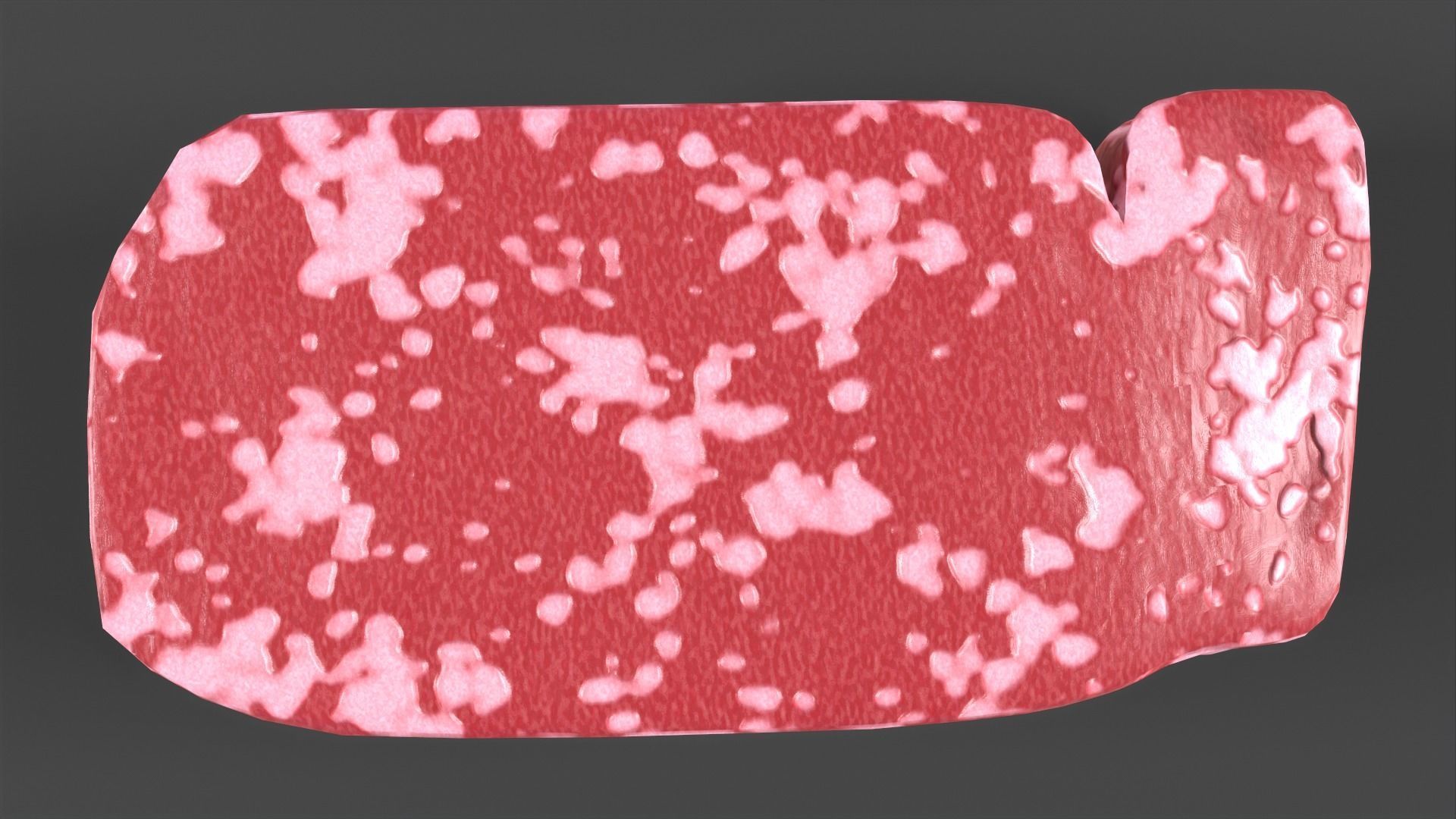 Beef Steak Low-poly 3D model_3