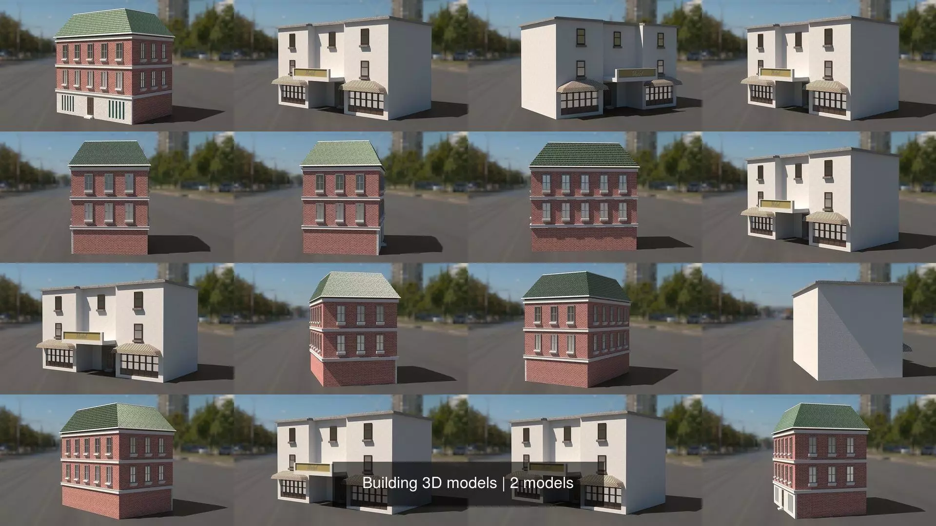Building 3D models 3D Model Collection_1