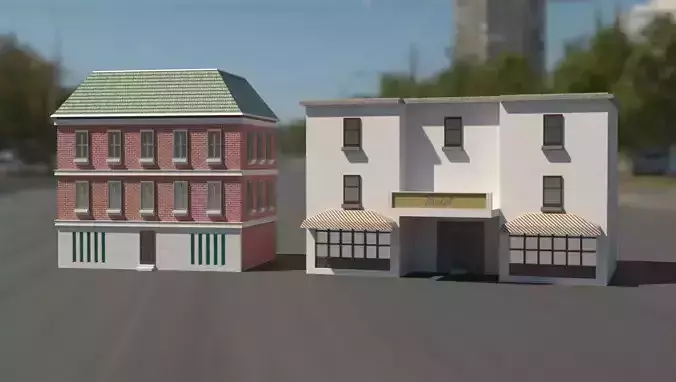 Building 3D models 3D Model Collection