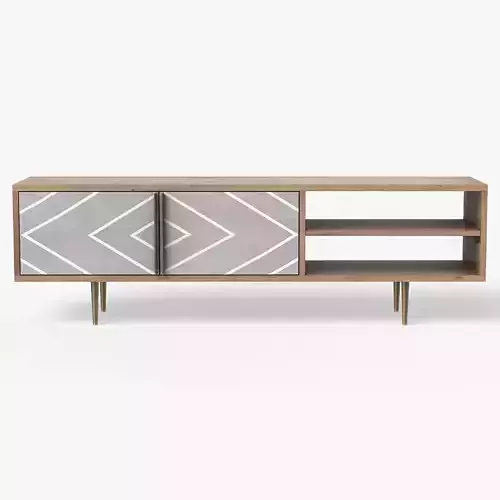 Toshi TV Stand in acacia wood