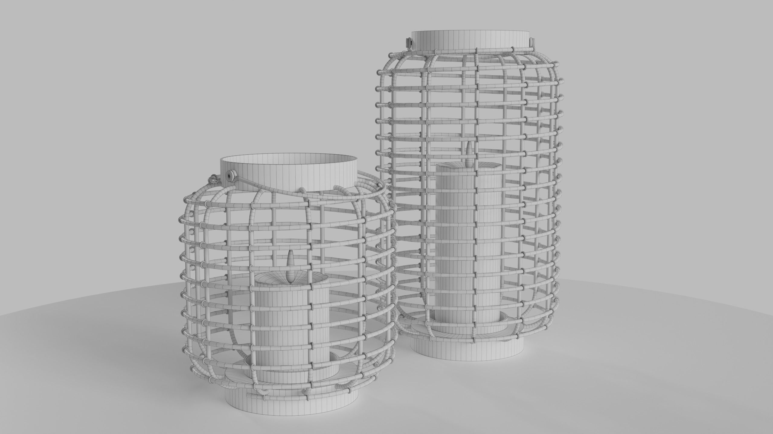 Modern outdoor lanterns 3D model_8