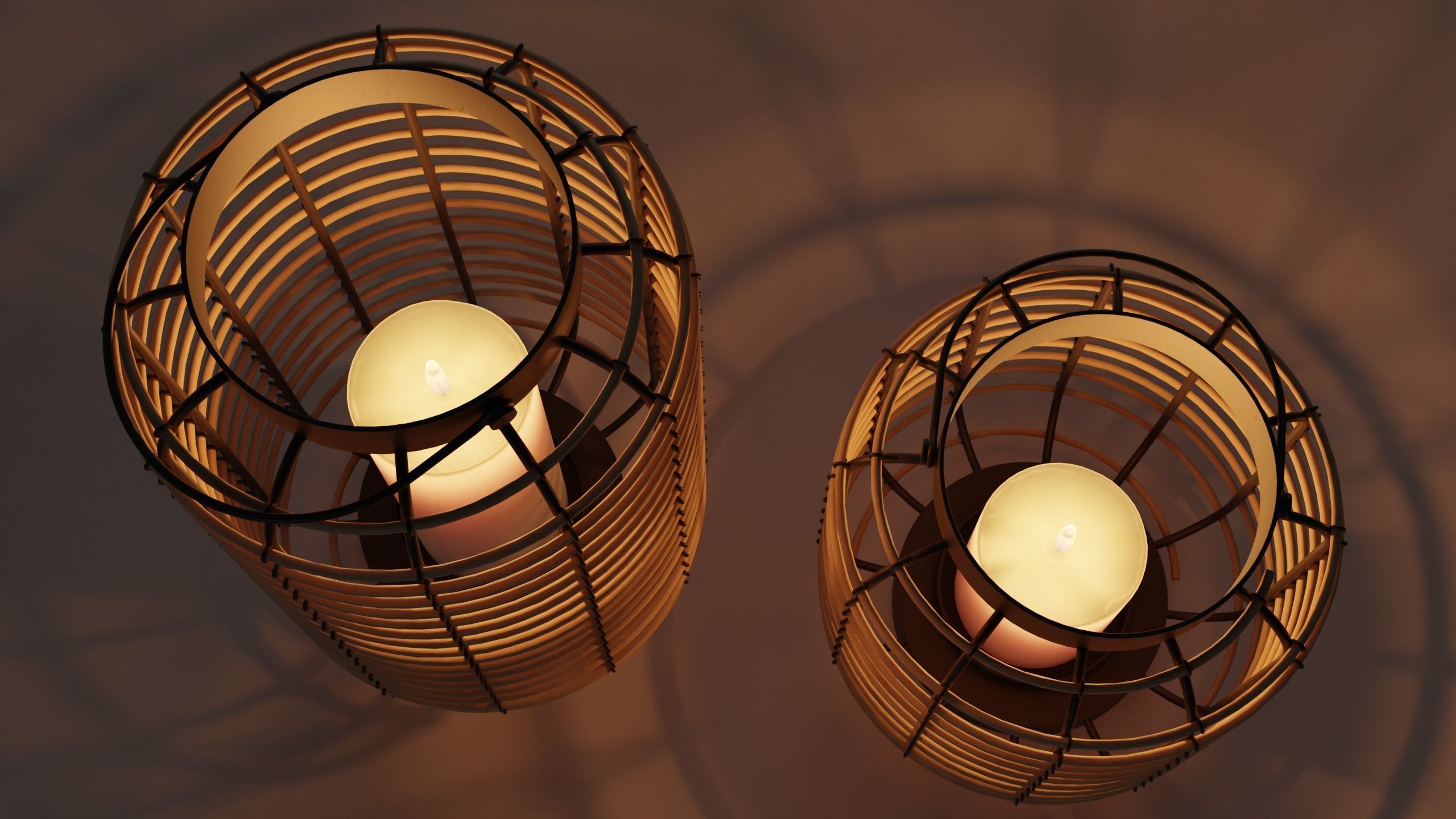 Modern outdoor lanterns 3D model_7