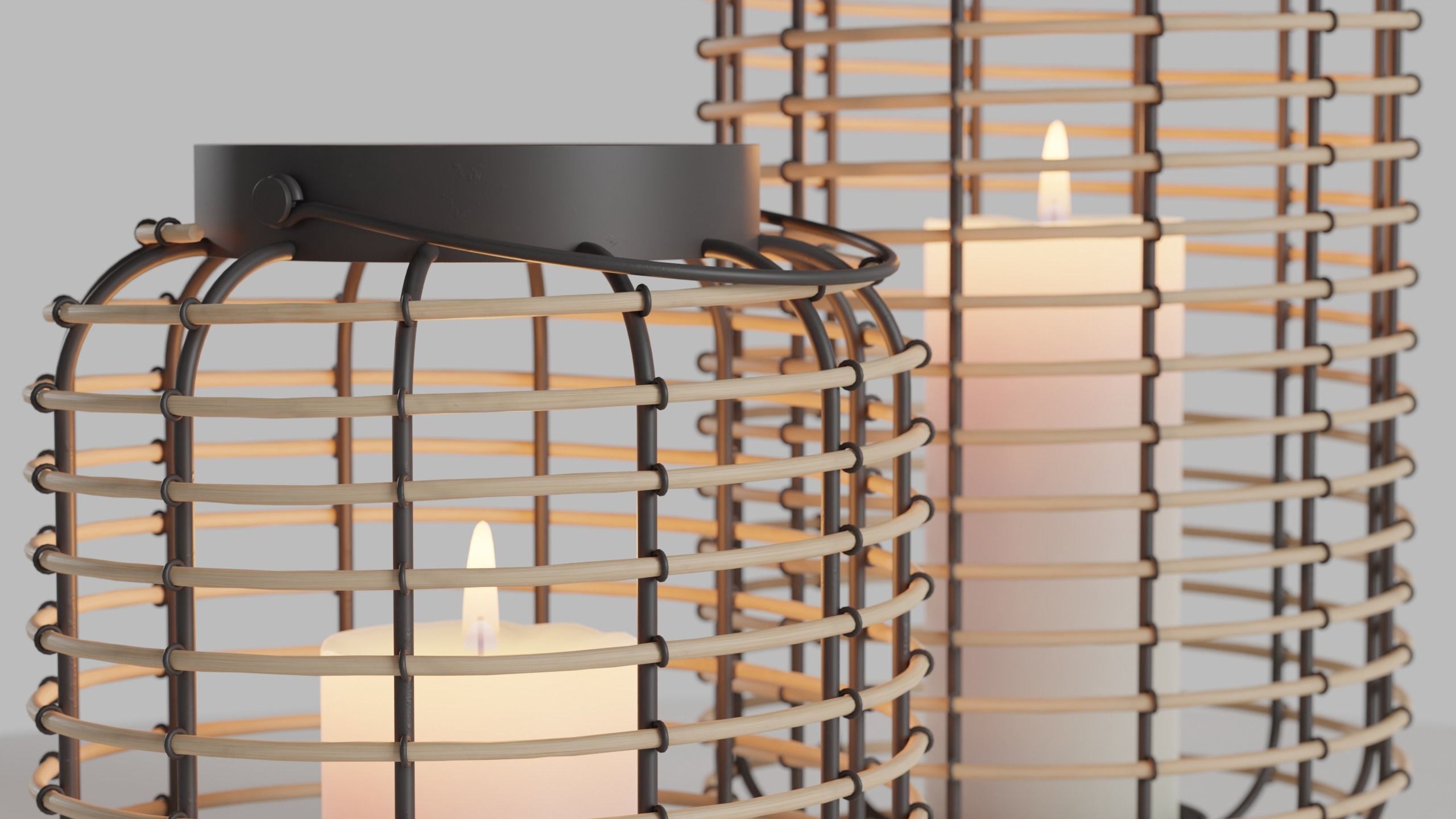 Modern outdoor lanterns 3D model_4