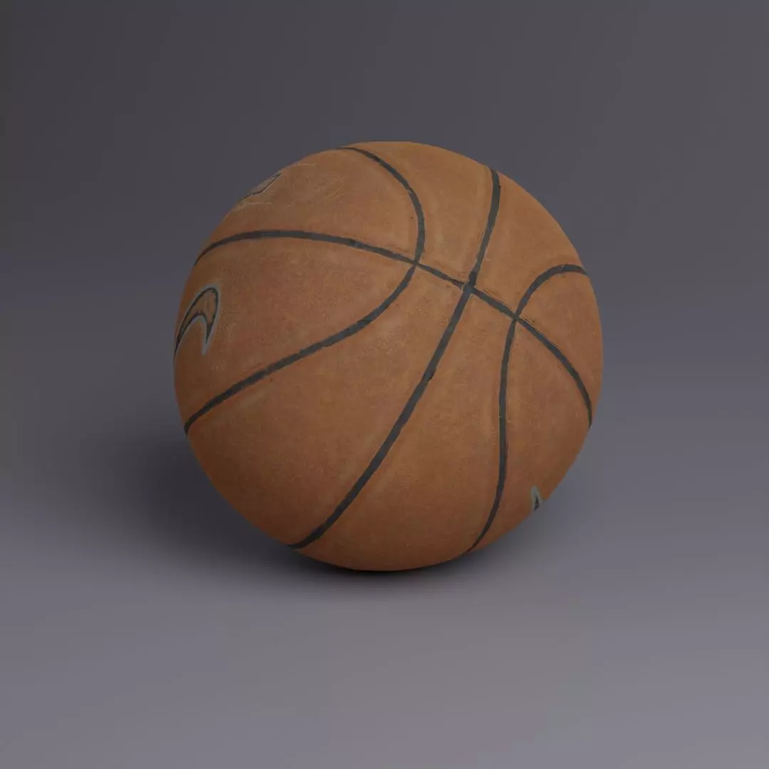 Basket ball 3D model_0