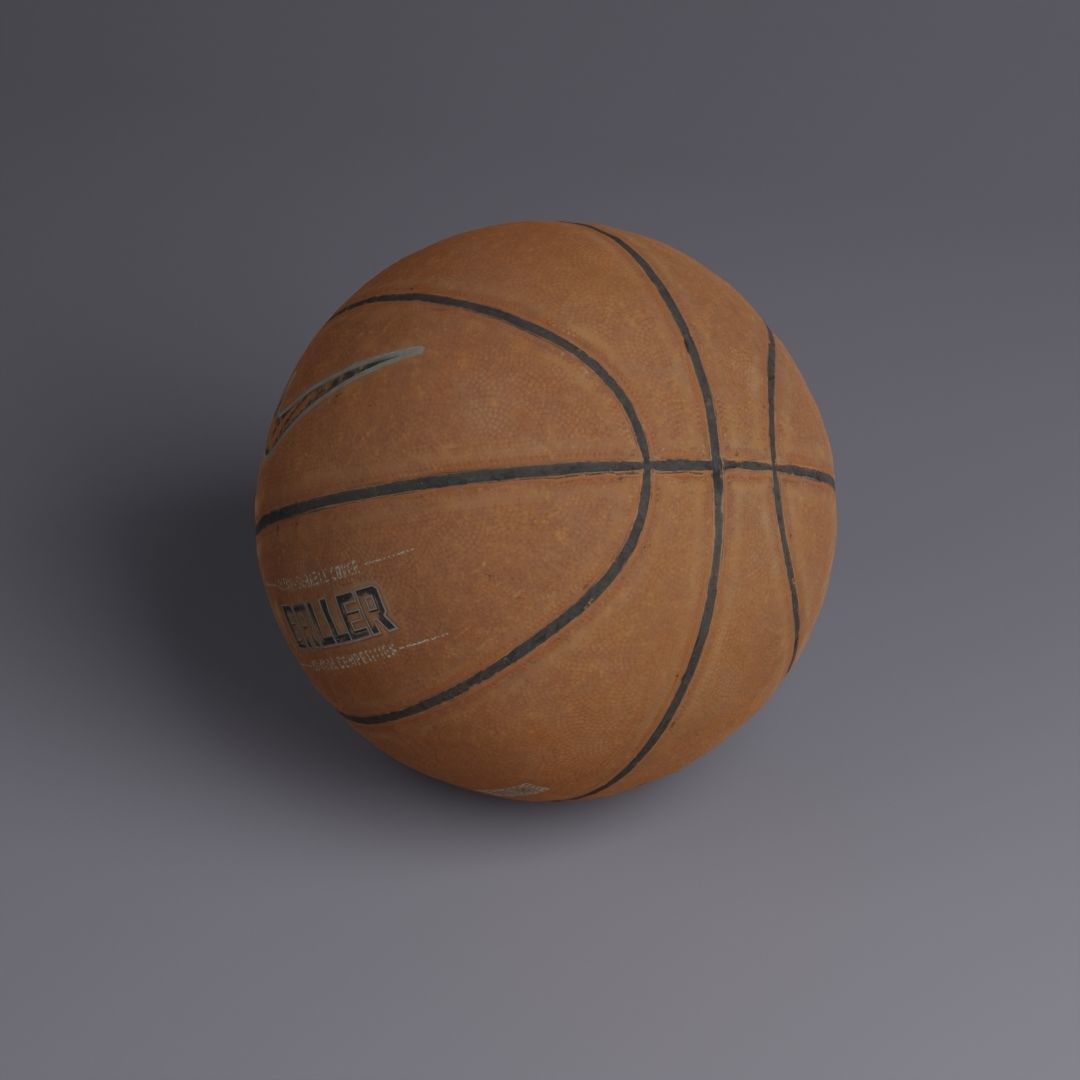 Basket ball 3D model_3