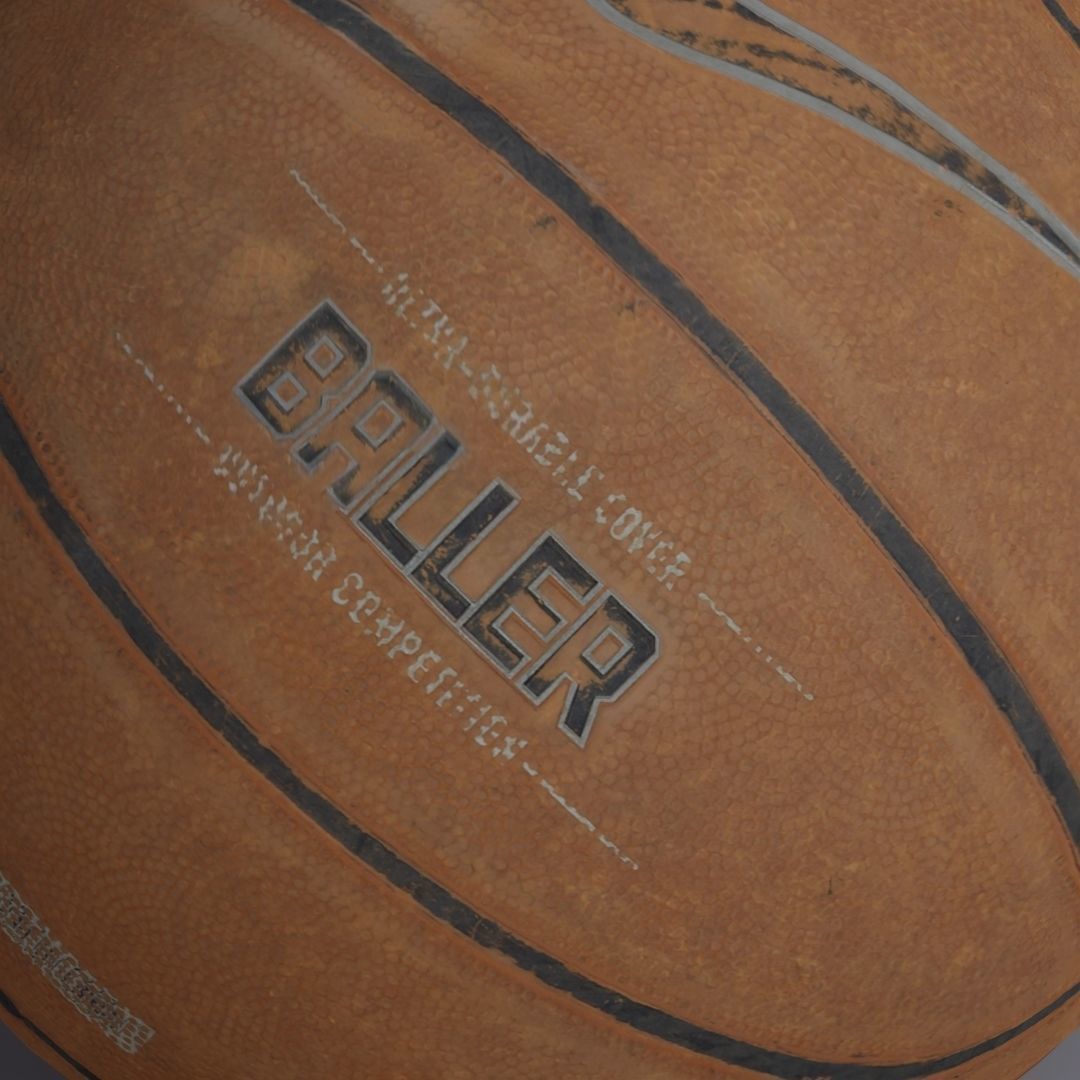 Basket ball 3D model_6