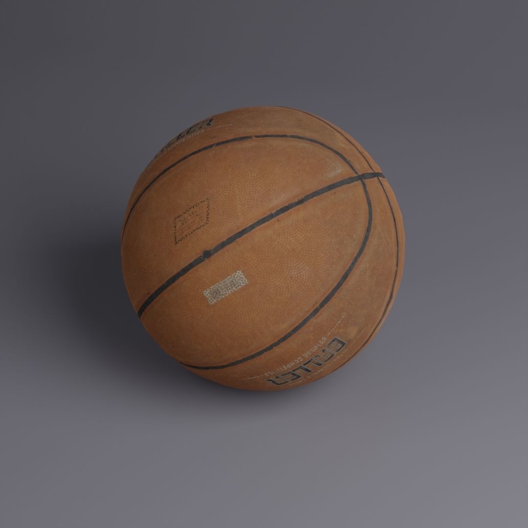 Basket ball 3D model_4