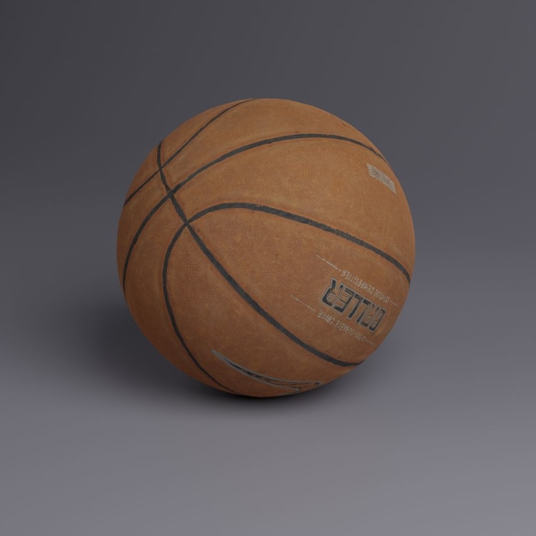 Basket ball 3D model_1