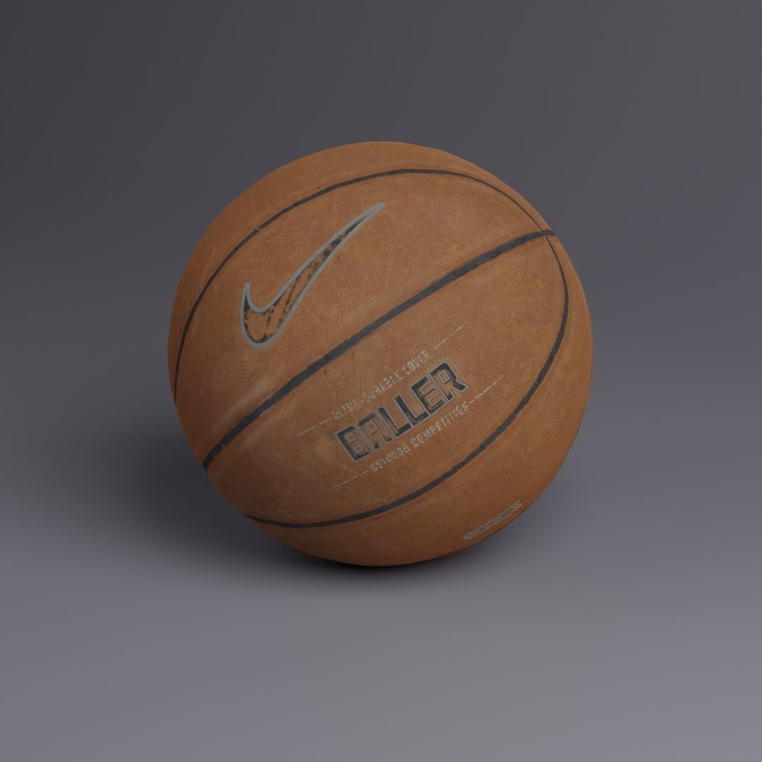 Basket ball 3D model_2