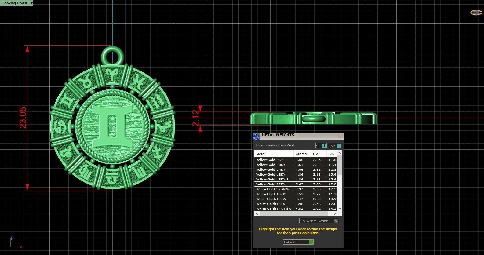 Zodiac symbol GEMINI 3D print model 3D print model_6
