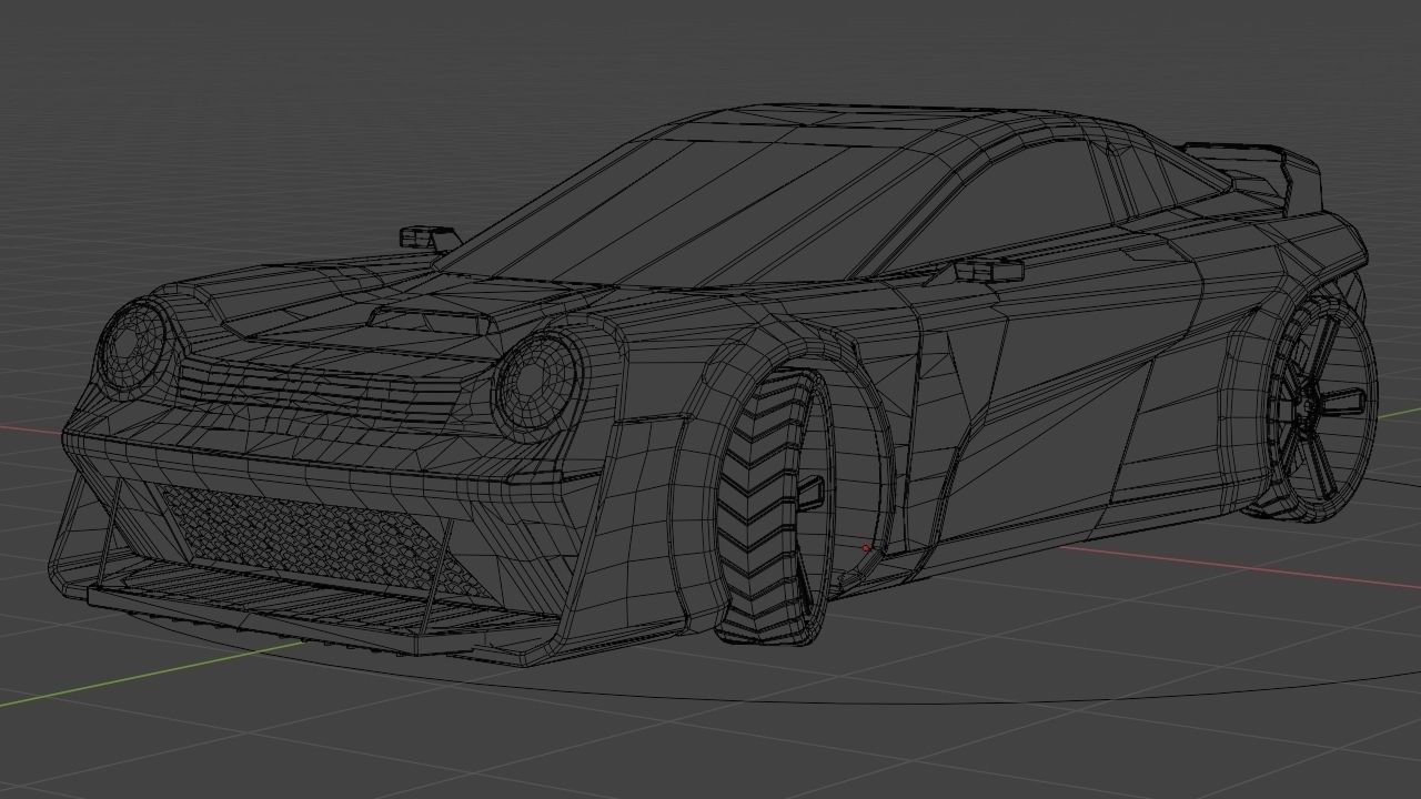 Porche concept car 3D model_19