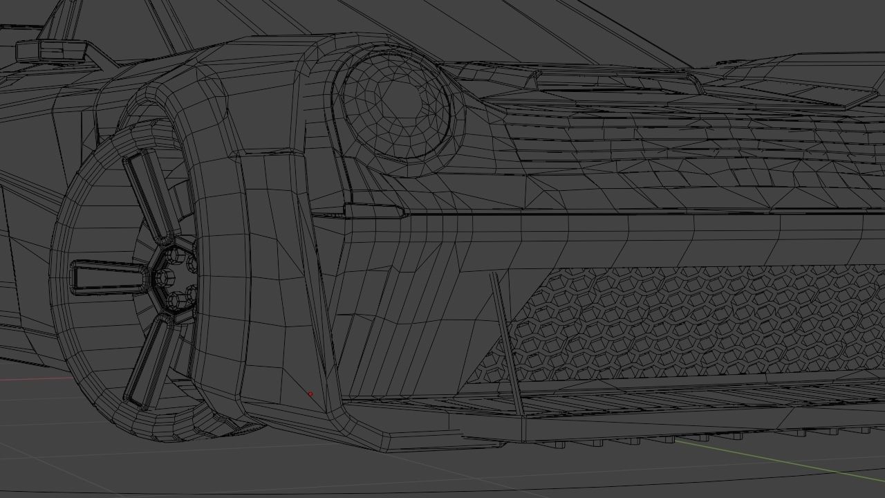 Porche concept car 3D model_20