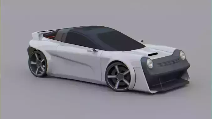 Porche concept car 3D model