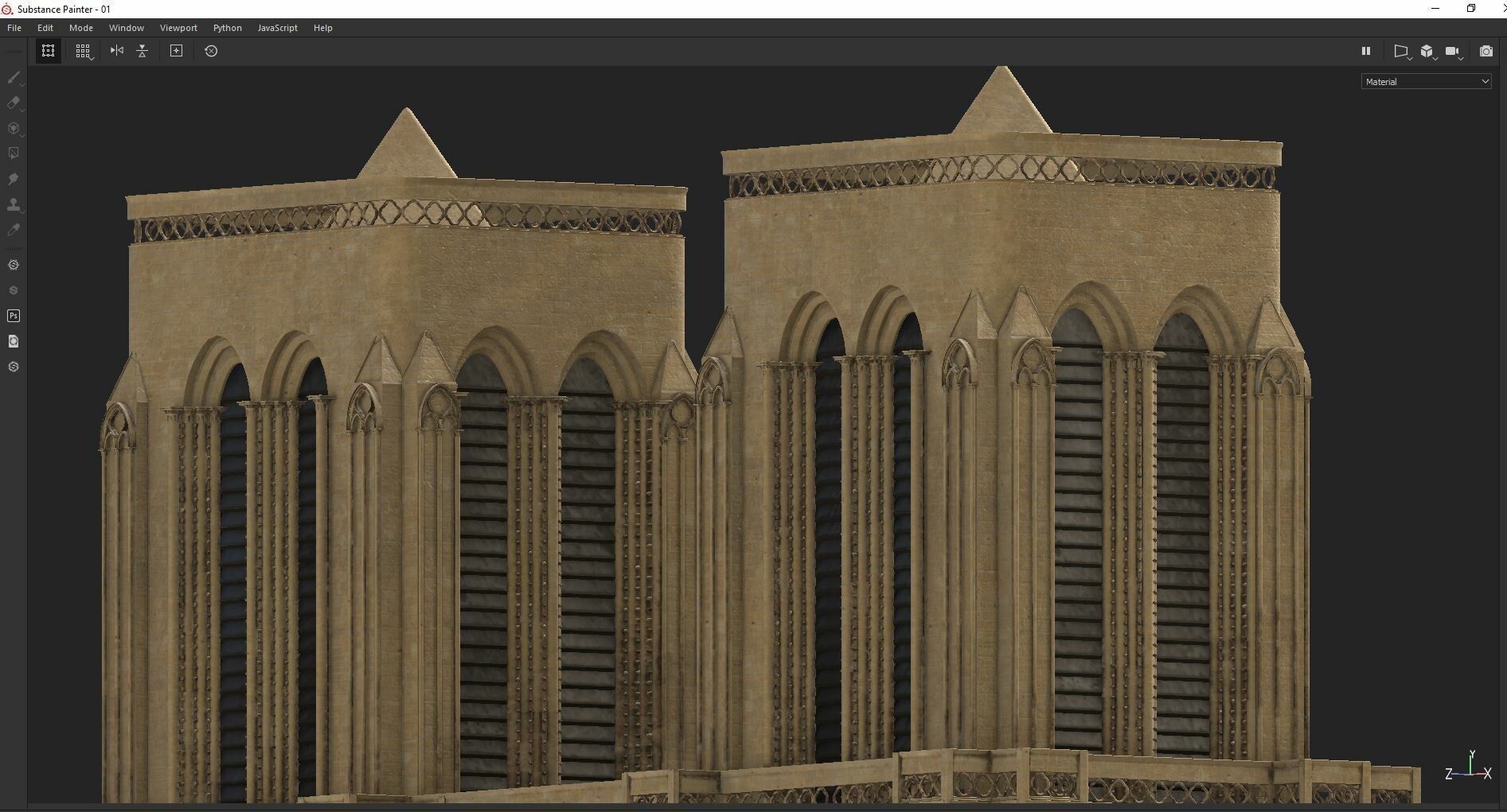 Notre-Dame de Paris Cathedral 3D model_5