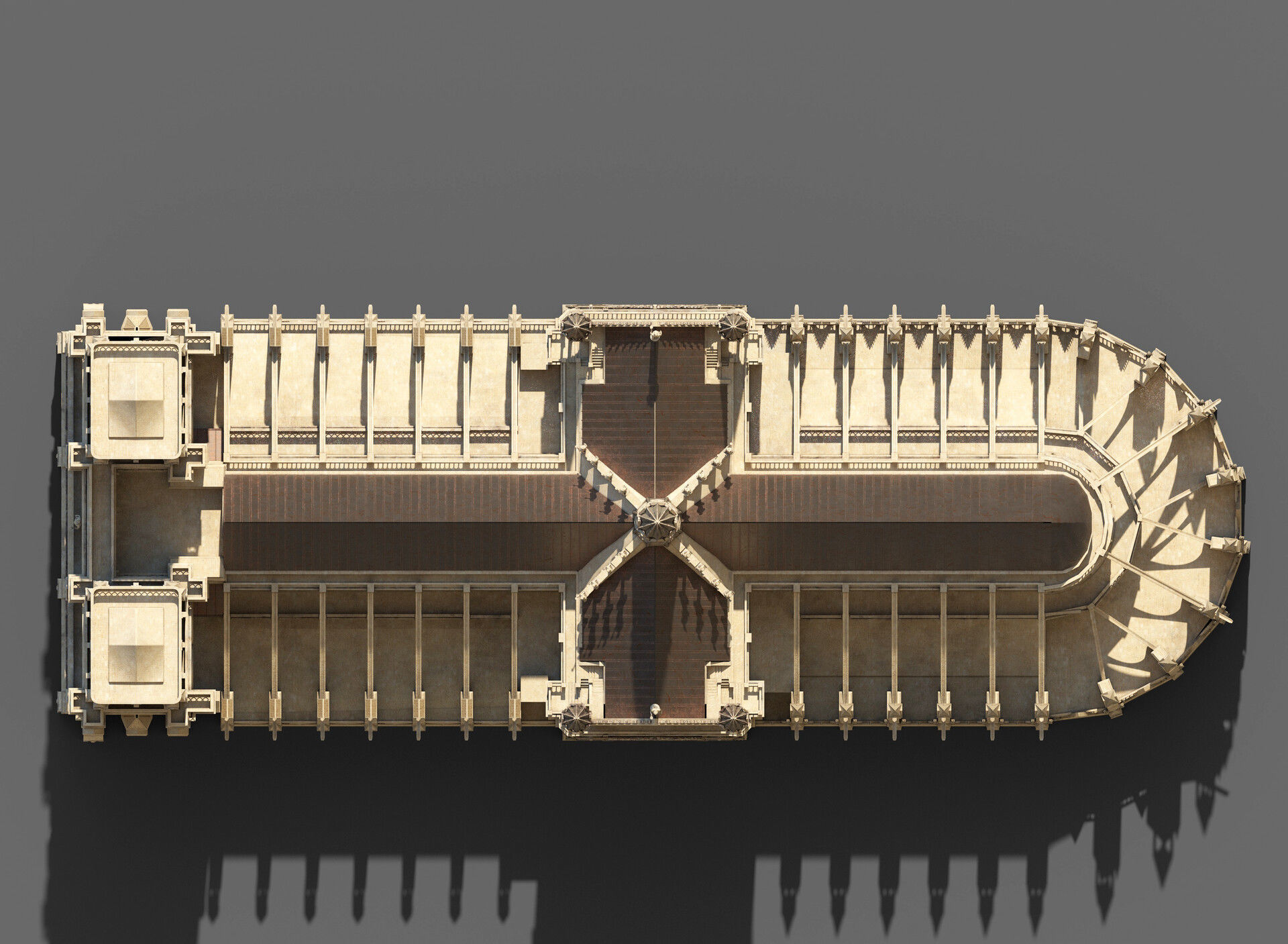 Notre-Dame de Paris Cathedral 3D model_2