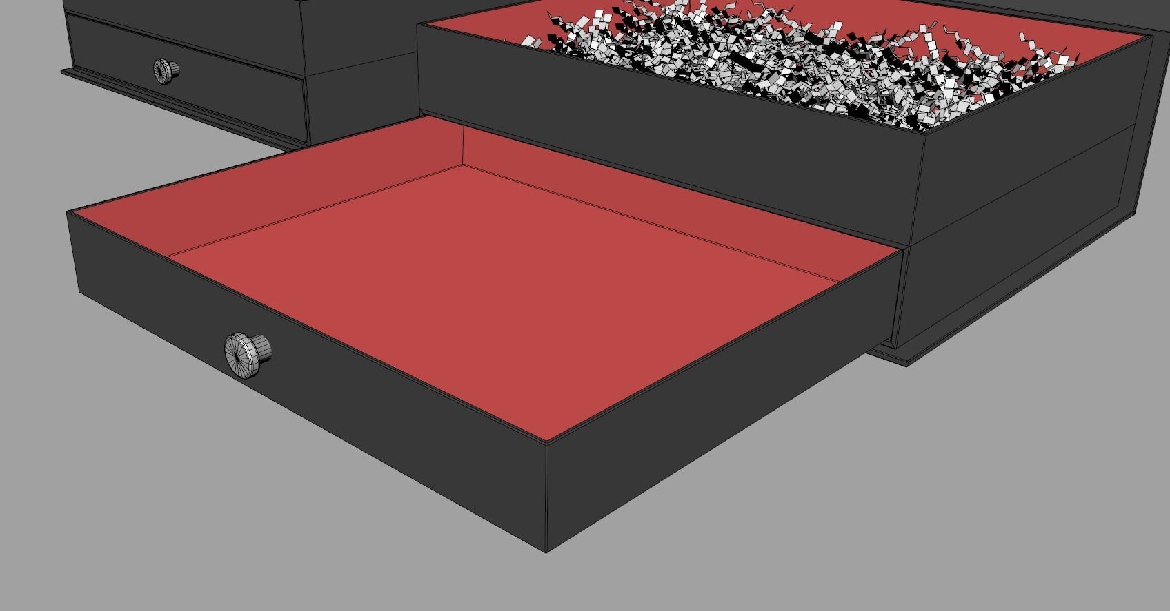 Drawer Gift Box 2 3D model_9