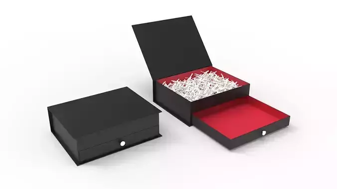 Drawer Gift Box 2 3D model