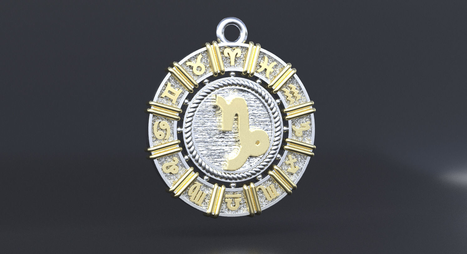 Zodiac symbol CAPRICORN  3D print model 3D print model_1