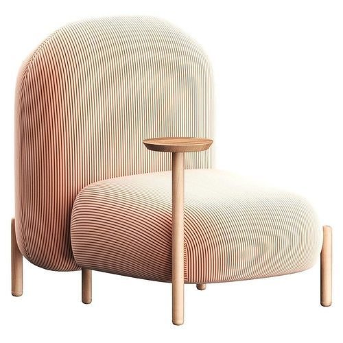 BALLOON Easy armchair  By annud 3D model