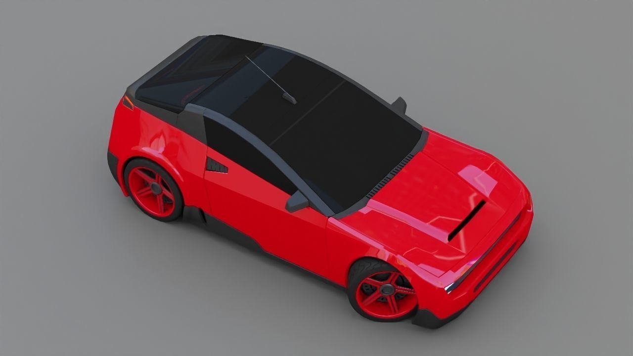 Concept car 3D model_6
