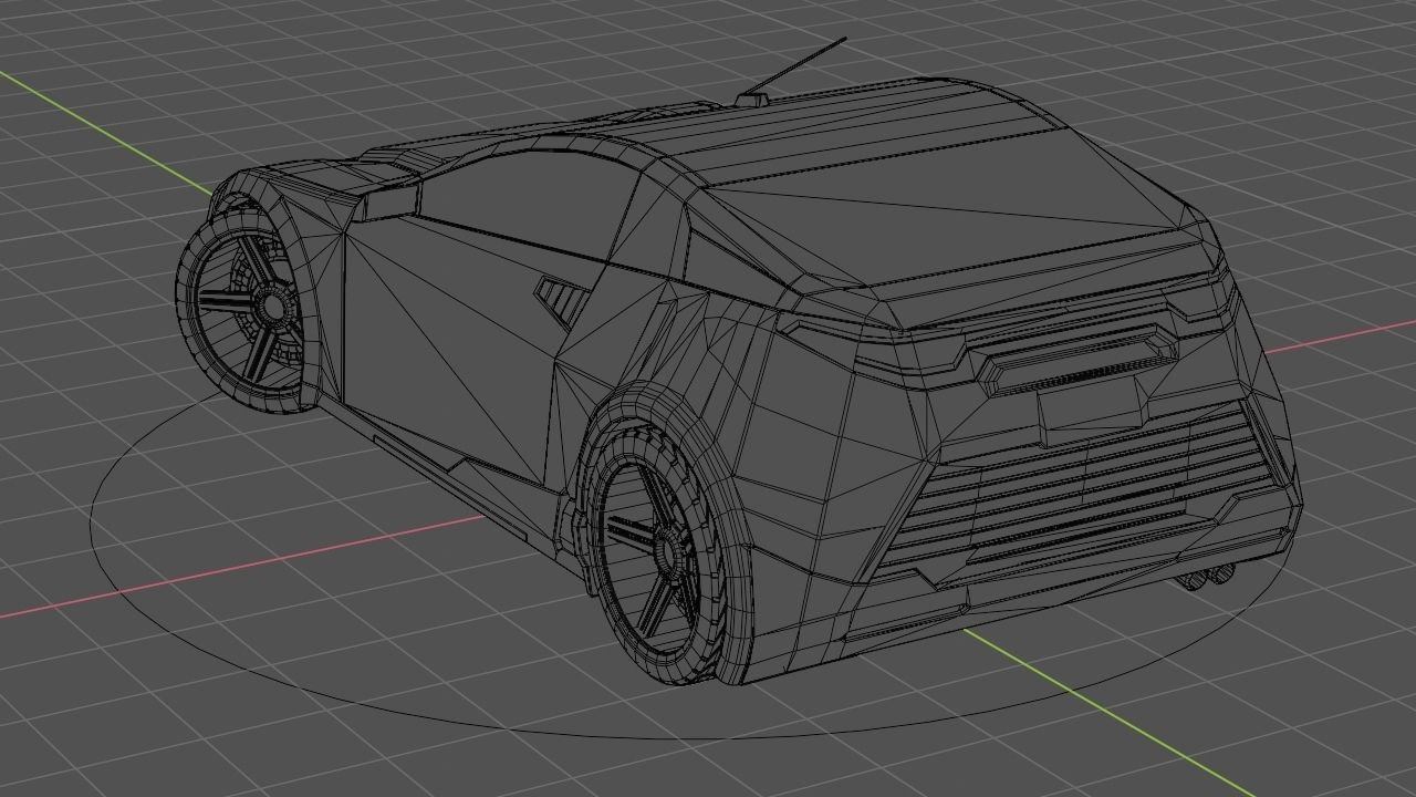 Concept car 3D model_17