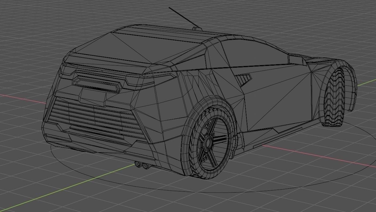 Concept car 3D model_18