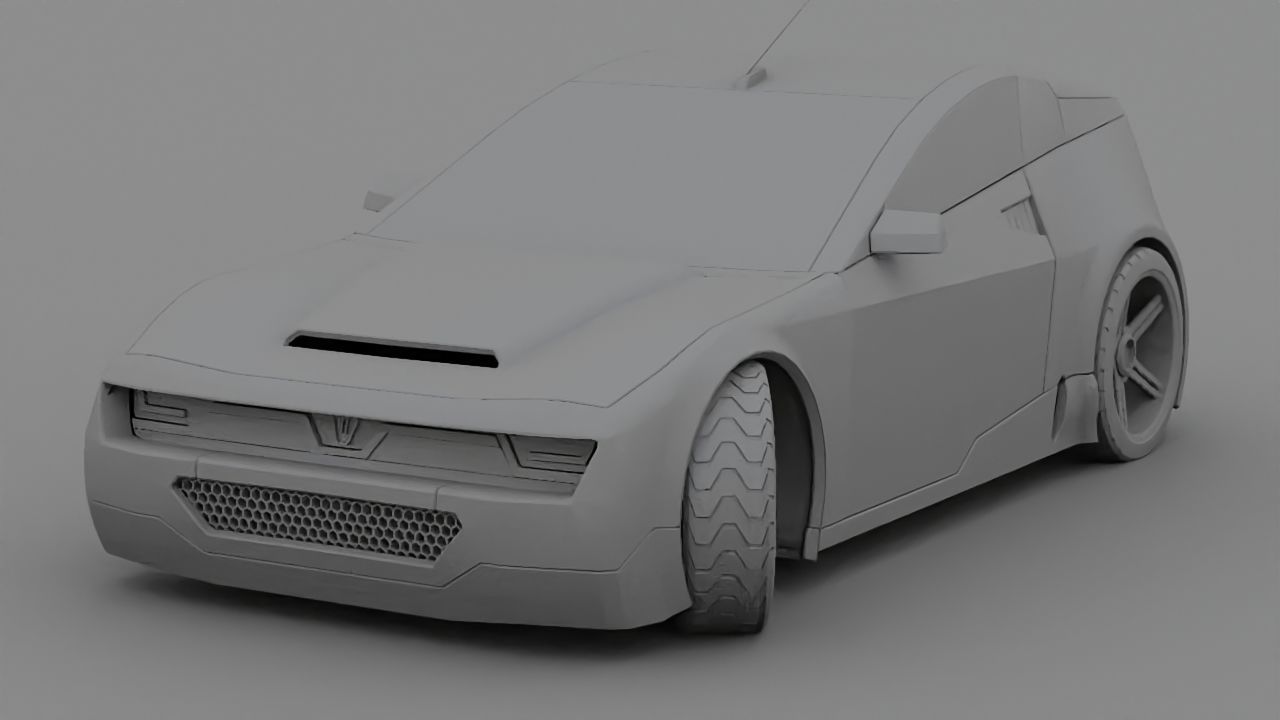 Concept car 3D model_9