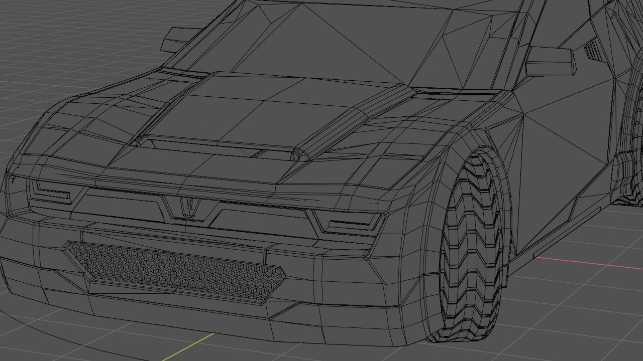 Concept car 3D model_16