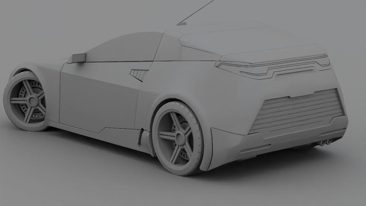 Concept car 3D model_15