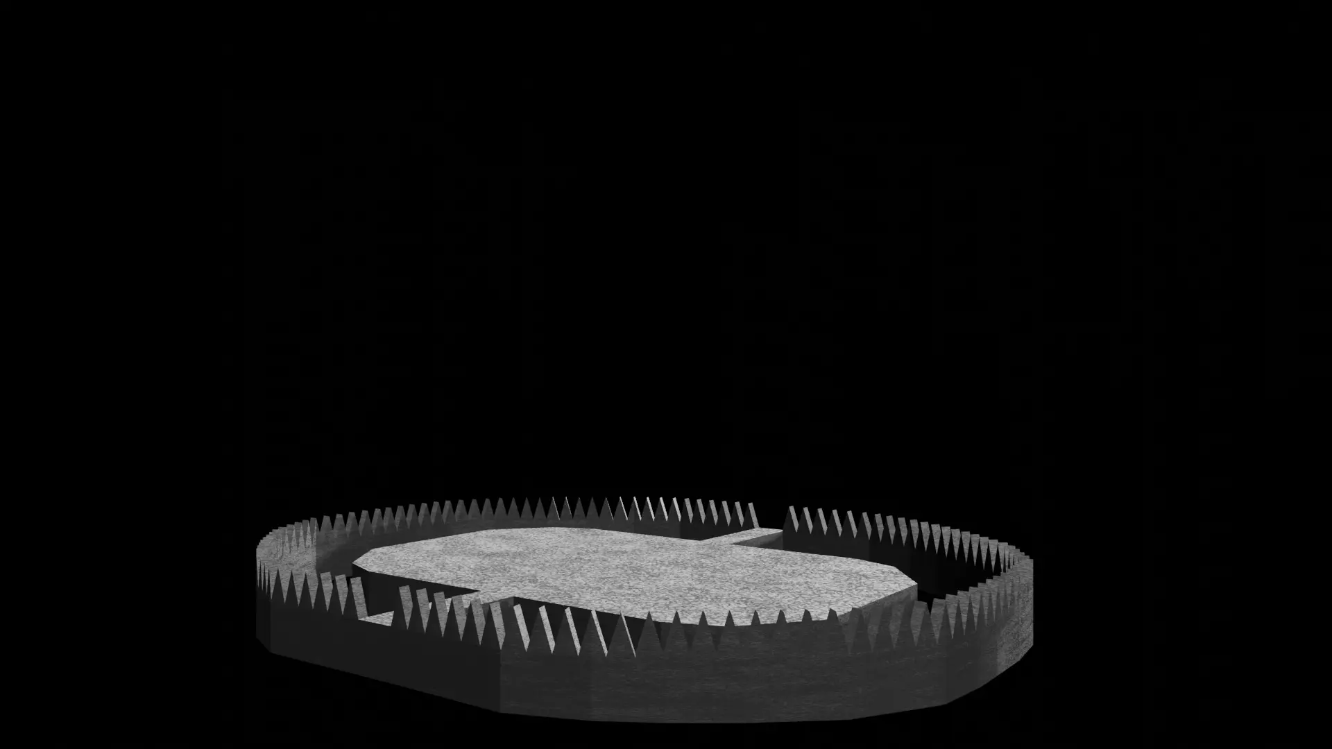 Metalic Bear trap Rigged Free low-poly 3D model_0