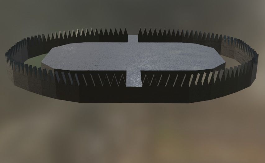 Metalic Bear trap Rigged Free low-poly 3D model_8