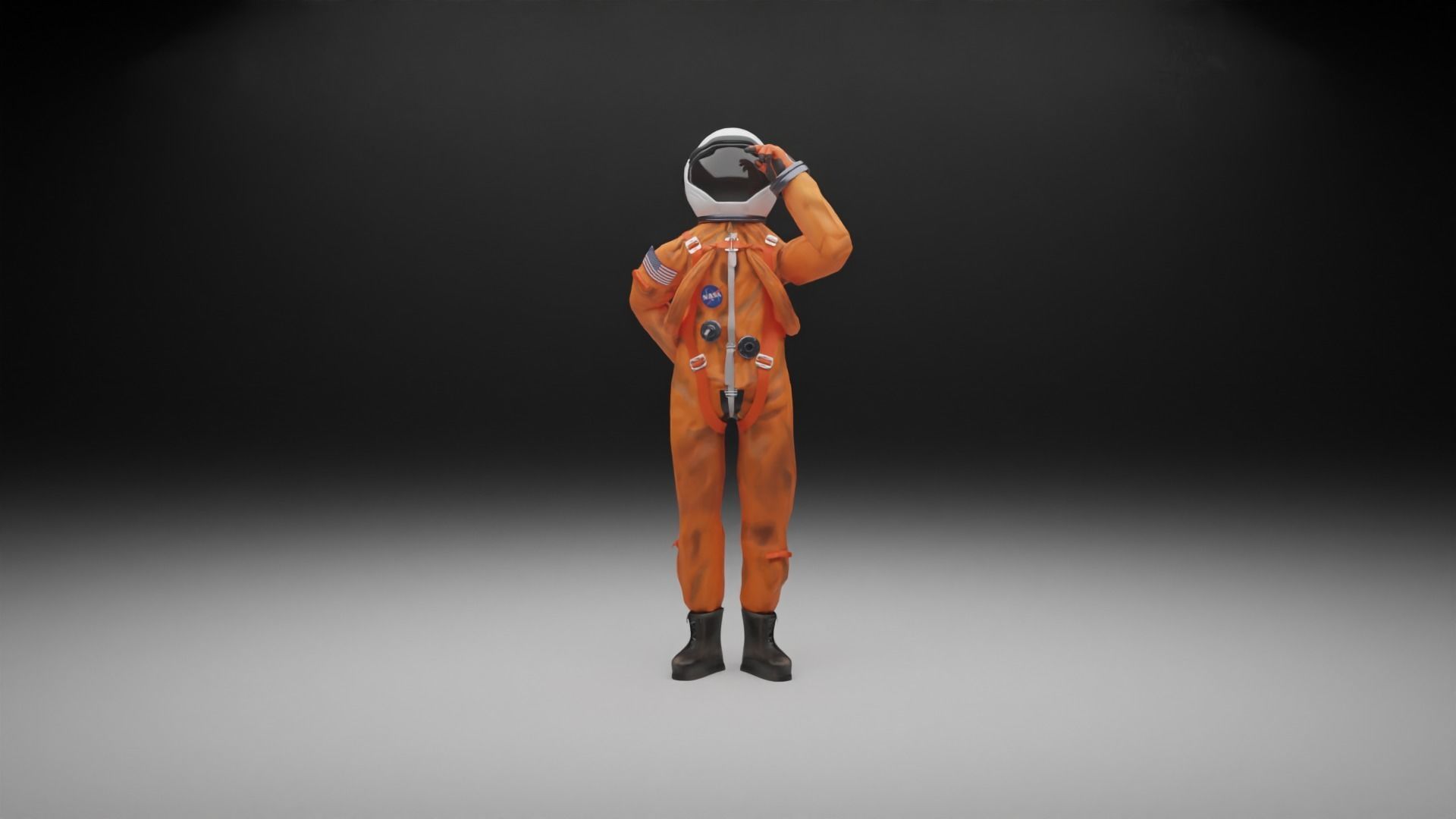 Astronaut Suit 3D model_5