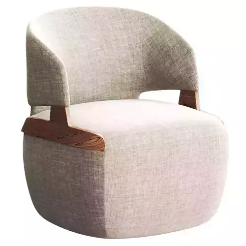 VELIS Swivel easy chair By Potocco