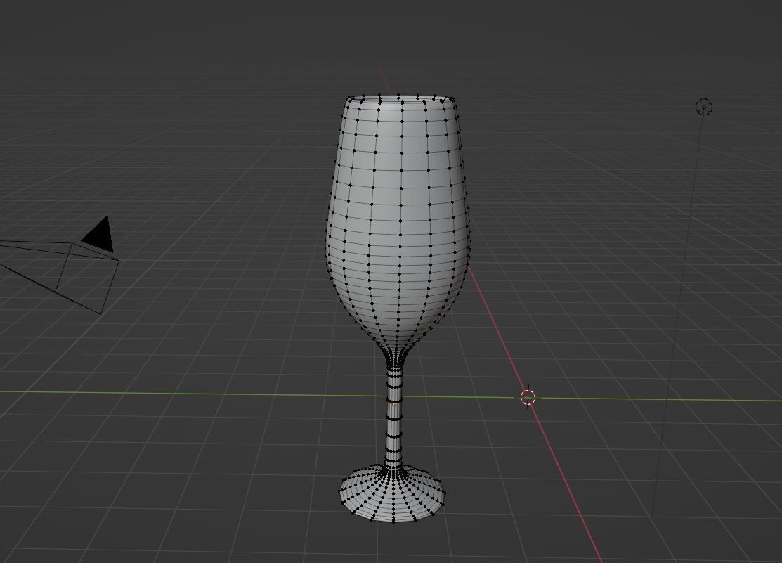 wine glass 3D model_4