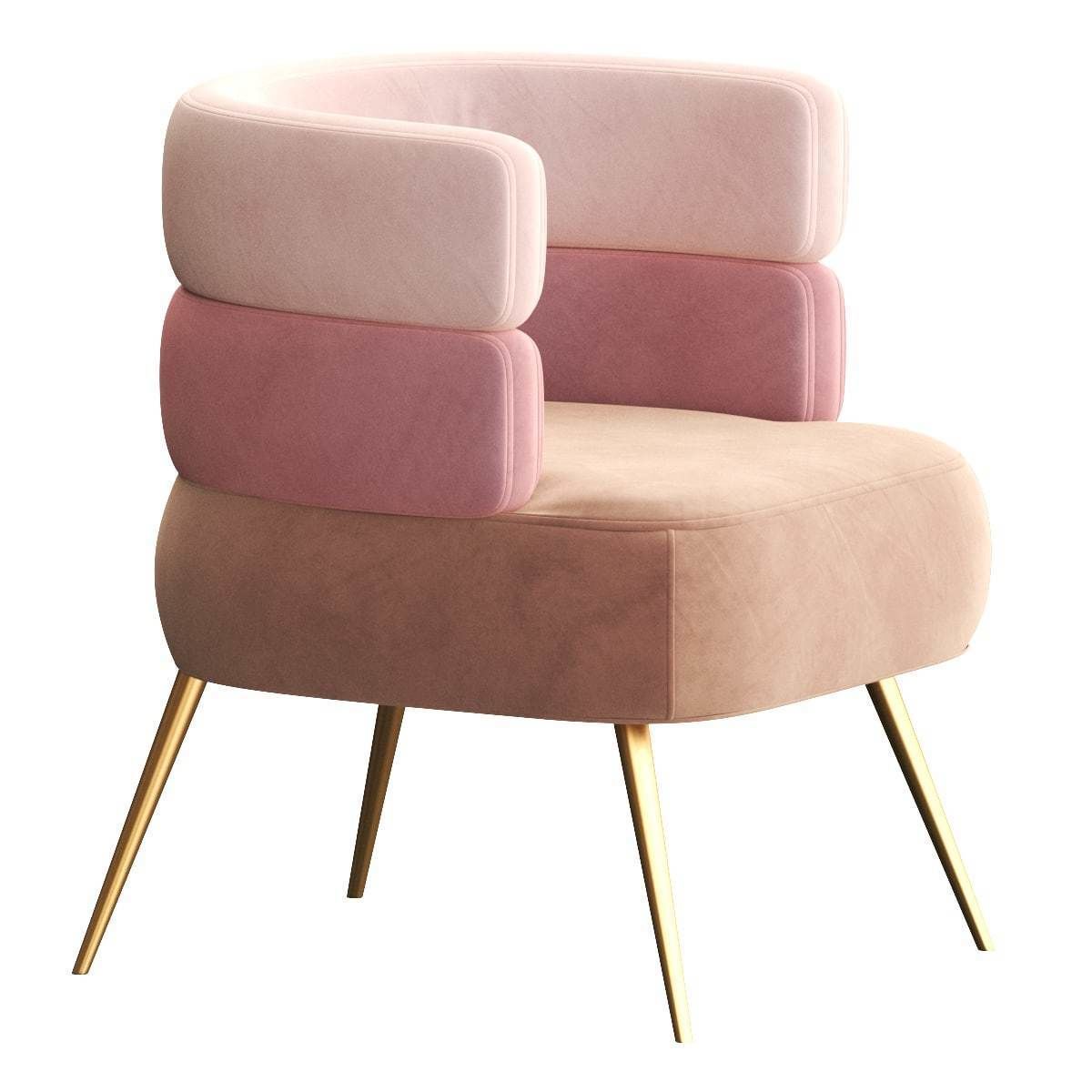 SANDWICH Easy armchair By KARE Design 3D model_1