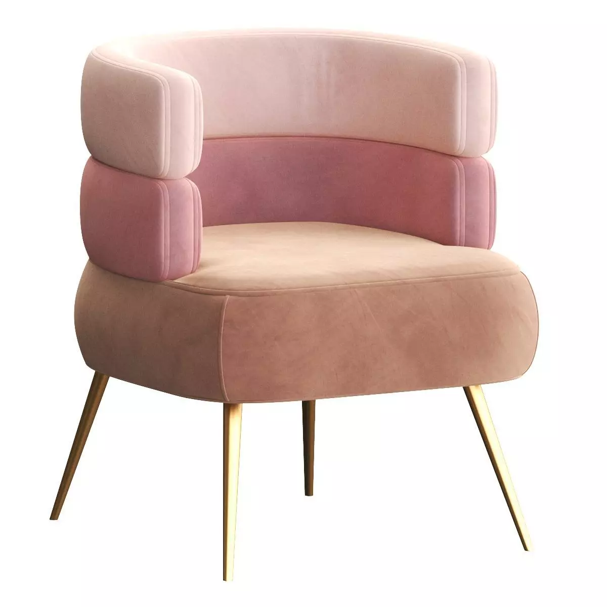 SANDWICH Easy armchair By KARE Design 3D model_0