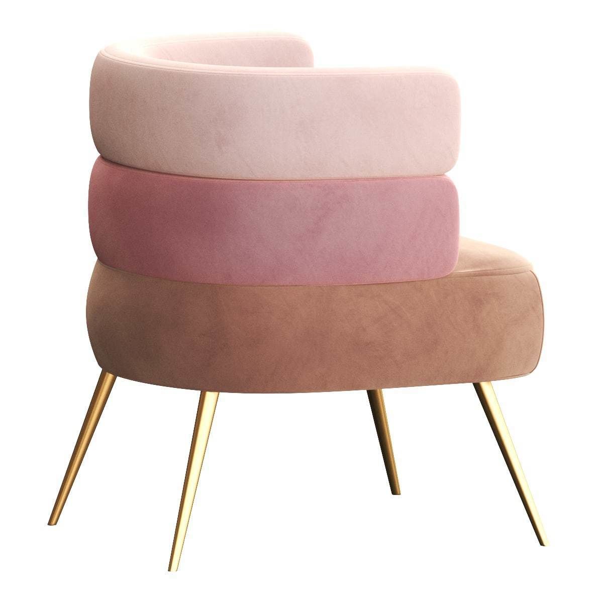 SANDWICH Easy armchair By KARE Design 3D model_2