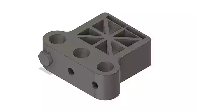 Magnetic Probe Holder - for Aquarium or Hydroponics 3D print model