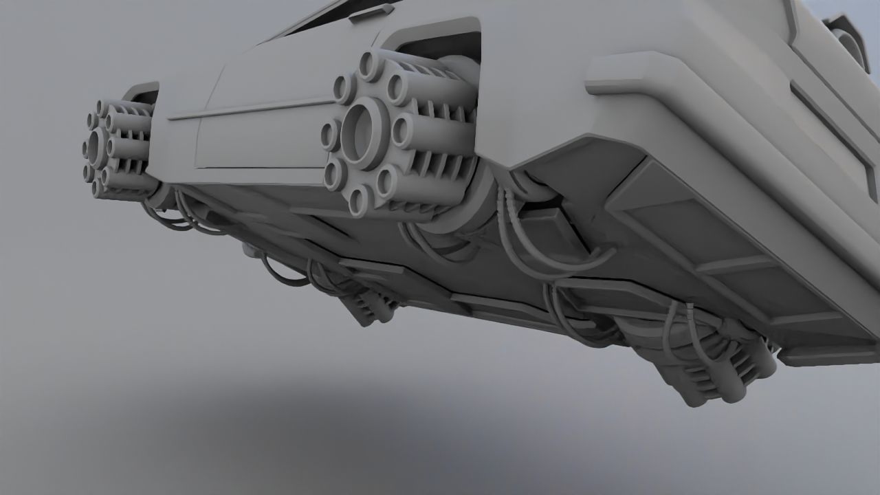 scifi car 3D model_14