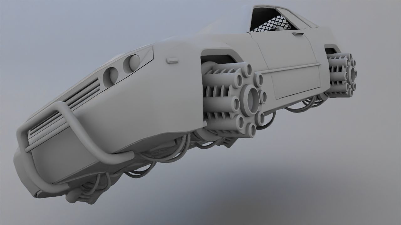 scifi car 3D model_16
