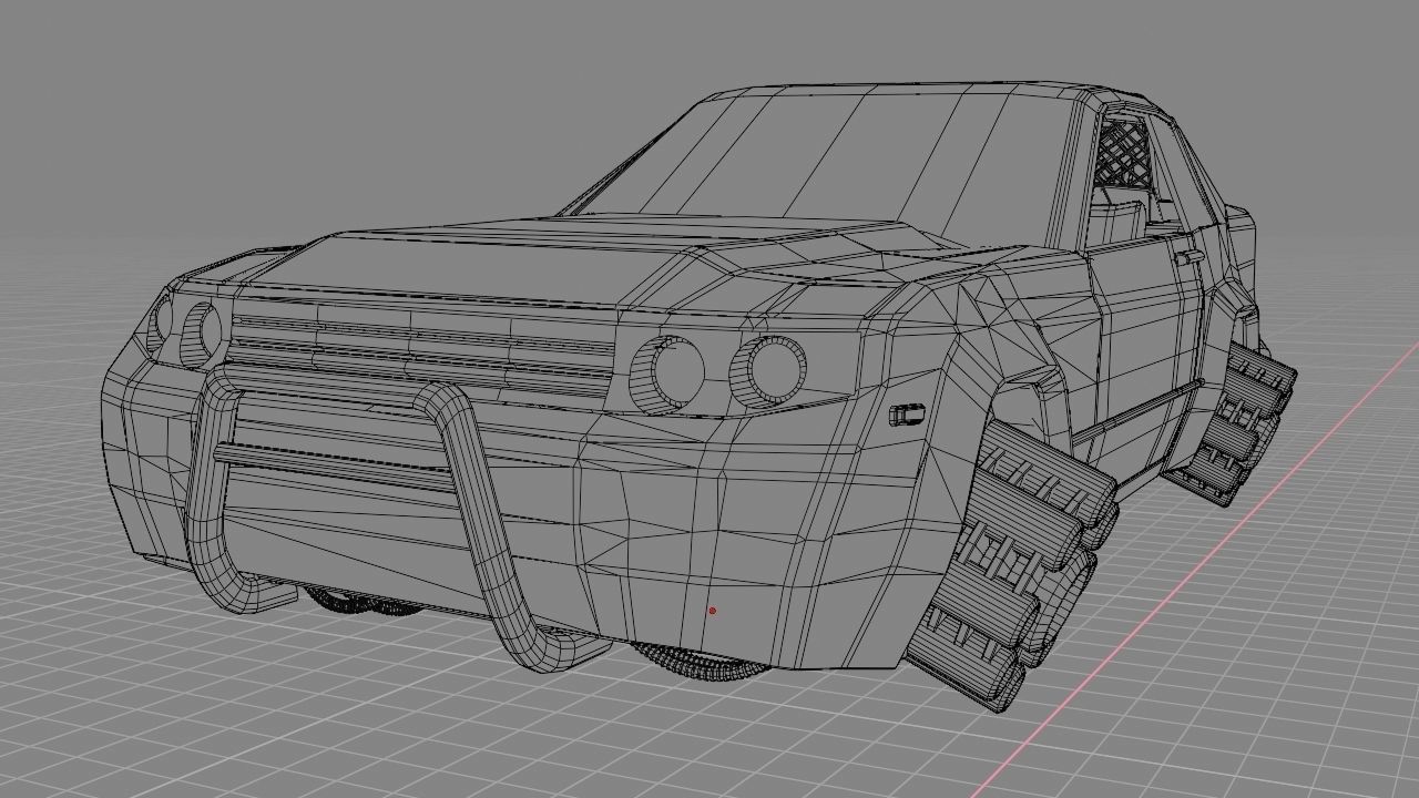 scifi car 3D model_15