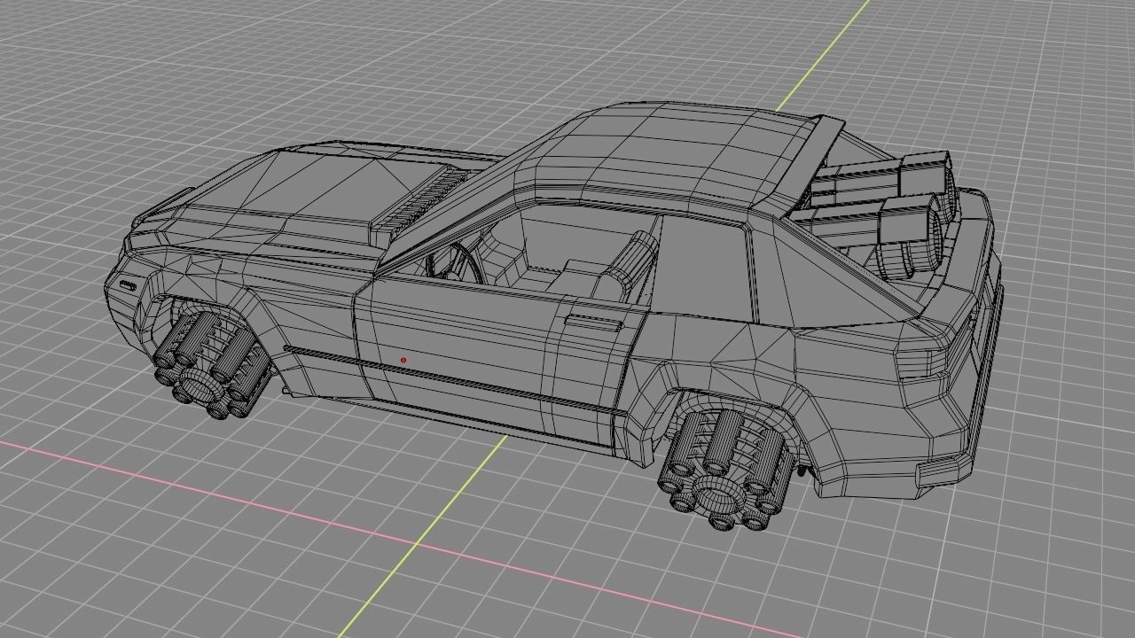 scifi car 3D model_20