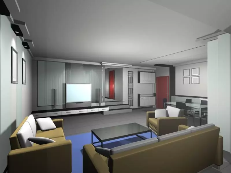 Living Room 3D model