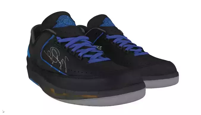 Jordan 2 Retro Low SP Off-White Black Blue