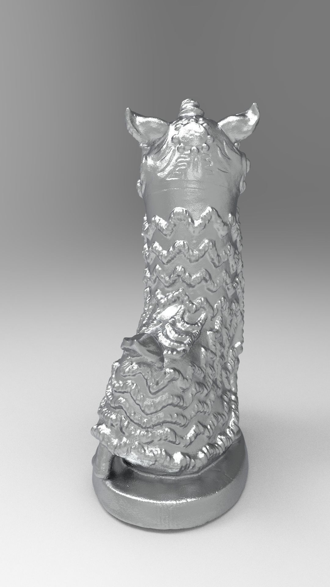 Lion dance 3D print model_19