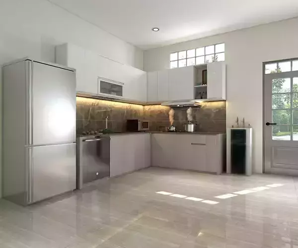Simple modern kitchen 