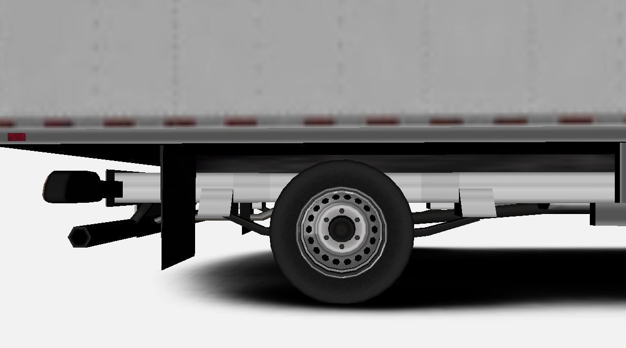 Dually Wheels Pack for Mercedes Sprinter Low-poly 3D model_7