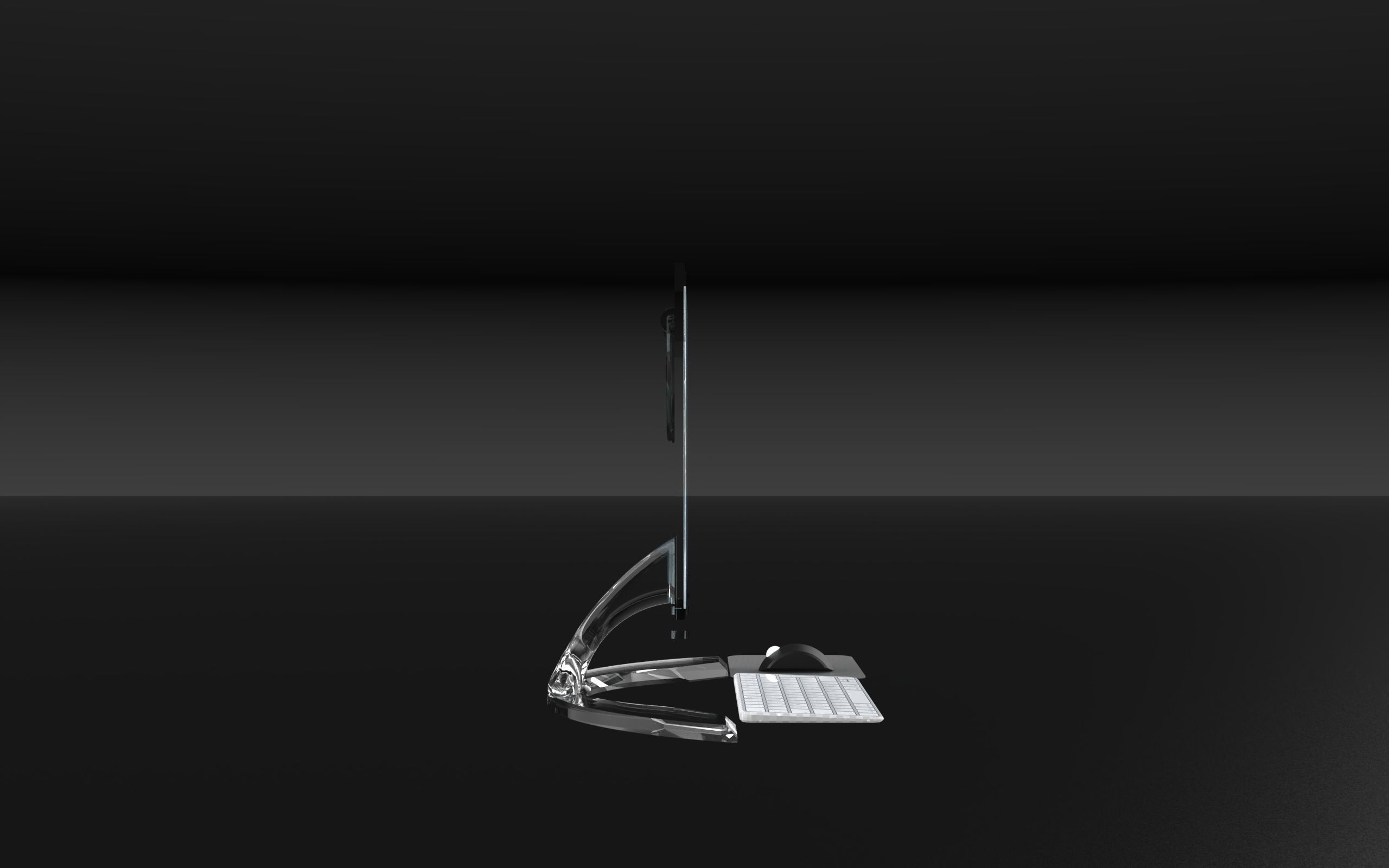 Futuristic WorkSpace 3D model_27